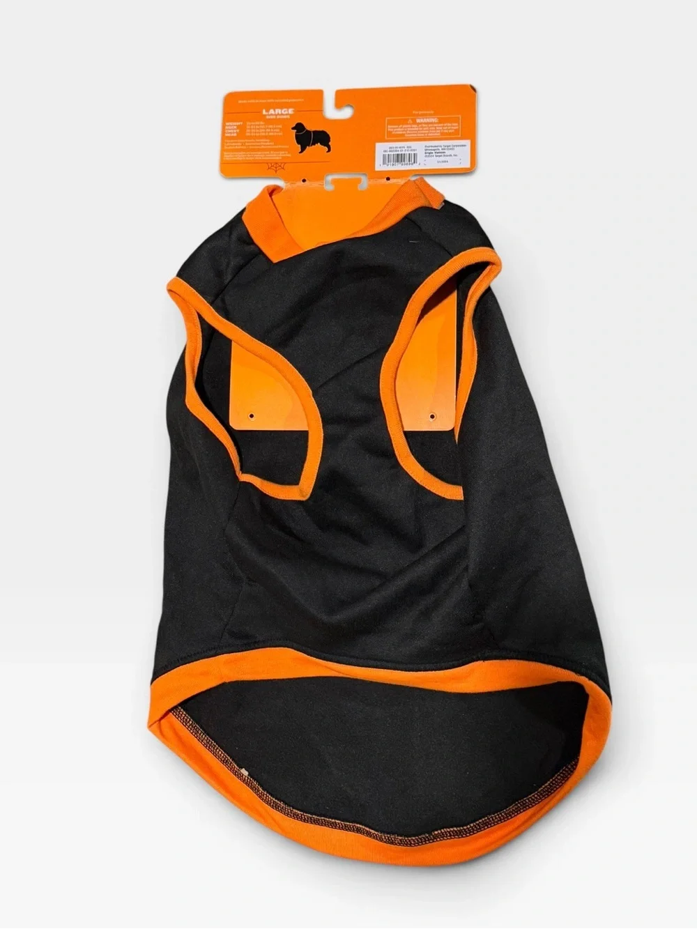NWT Dog Costume Black Orange “Halloween” - Size Large